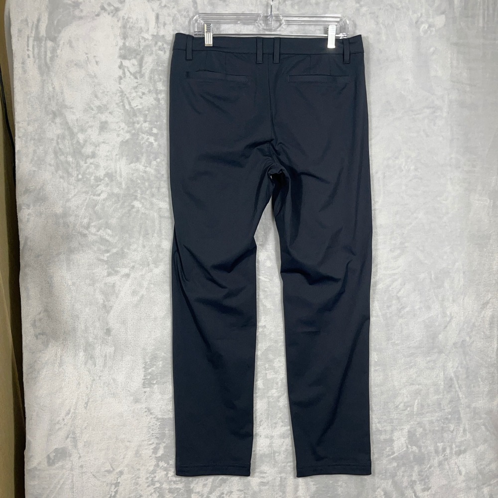 Quince Mens Golf Pants 32x30 Midnight Black ProTech Performance Stretch Chino - Picture 6 of 9